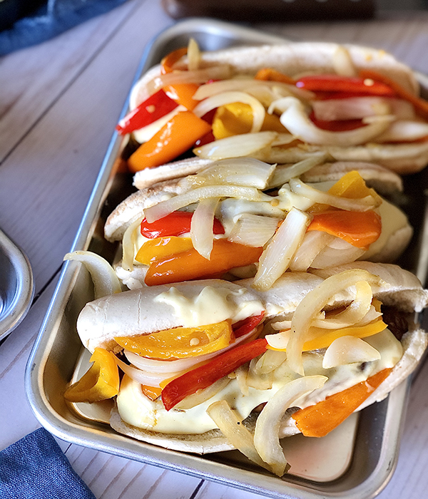 Philly Cheese Brats
