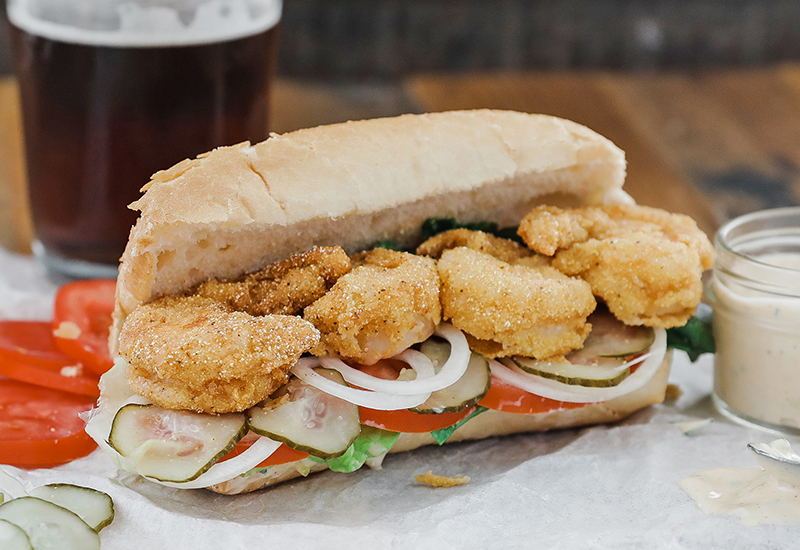 Classic Shrimp Po’Boy