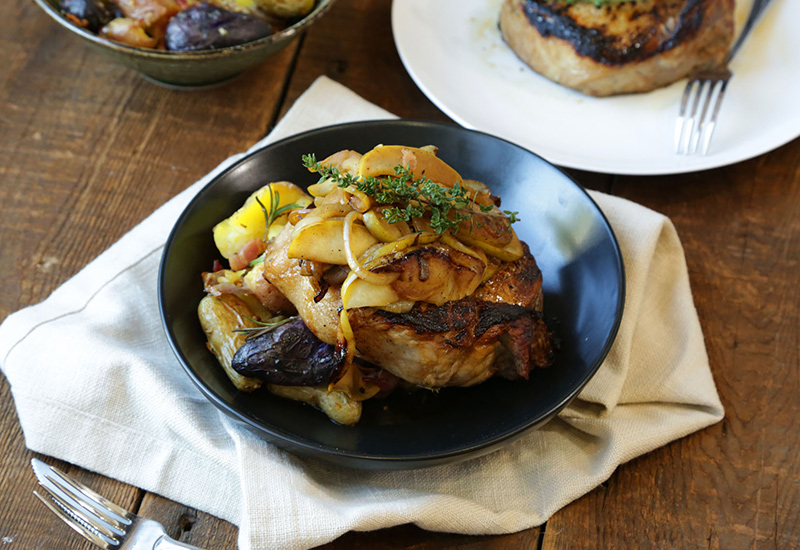 Apple Cider Brined Pork Chops