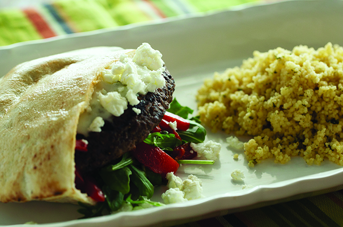 Greek Lamb Burger