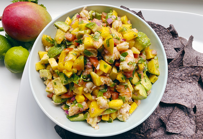 Mango Shrimp Salsa