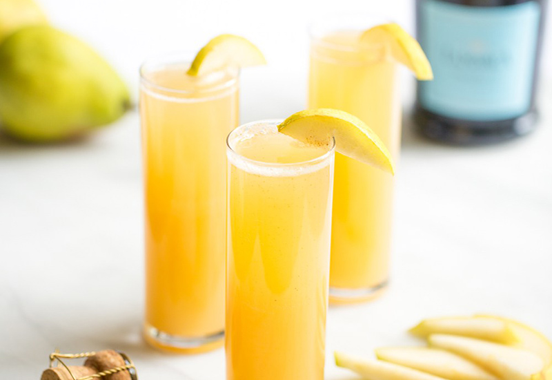 Pear Mimosas
