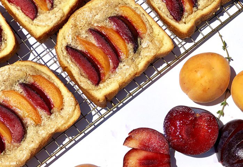 Plumcot & Brioche Toast 