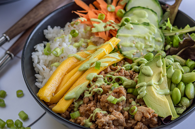 Hawaiian Pork and Pineapple Bowl