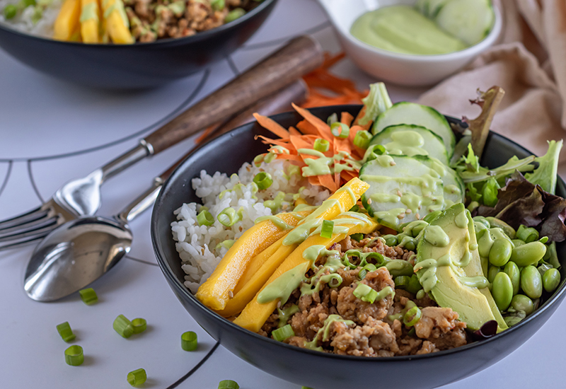 Hawaiian Pork and Pineapple Bowl