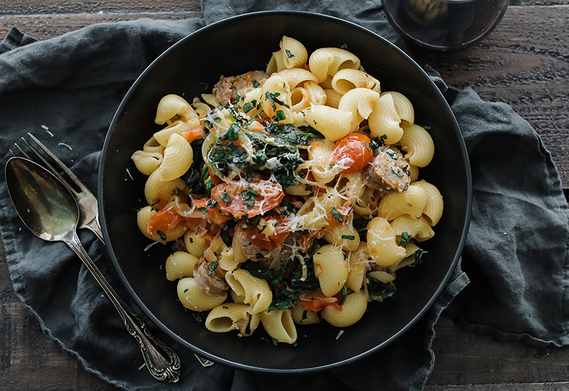 Sausage and Tomato Pasta