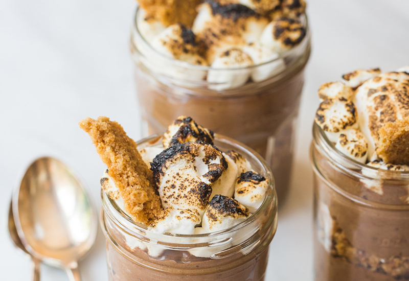 S’more Pudding Jars