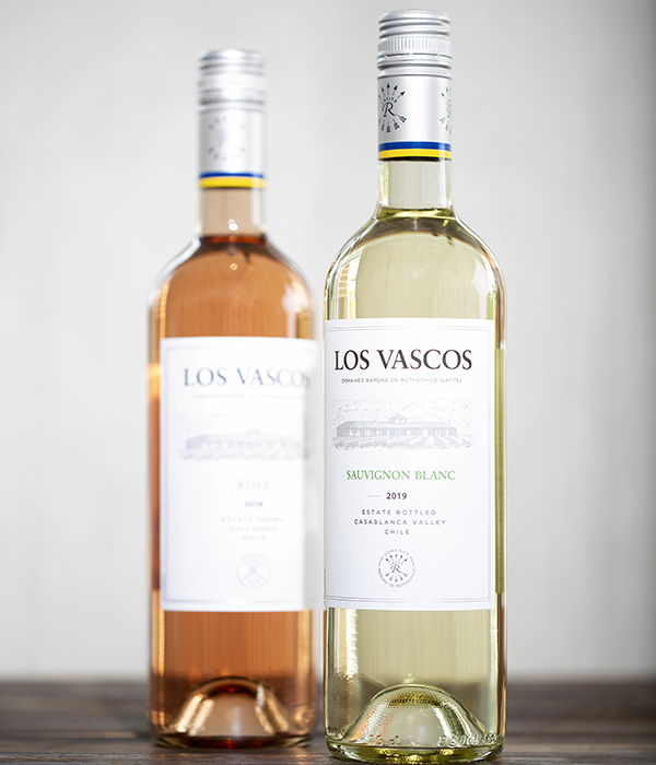 Los Vascos Sauvignon Blanc and Rose