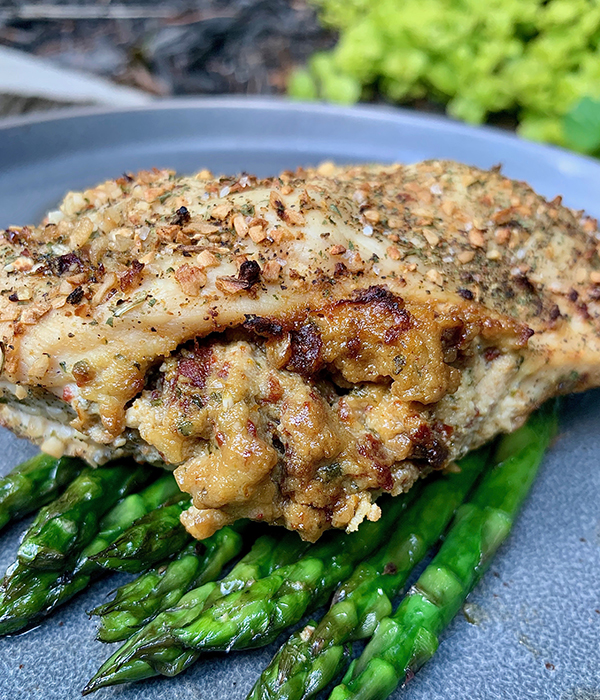 Sundried Tomato Basil Stuffed Chicken