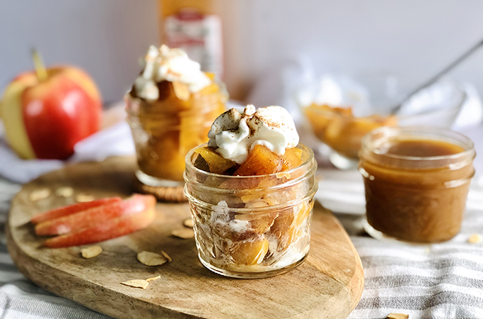 Apple Cider Glazed Butternut Squash Parfait