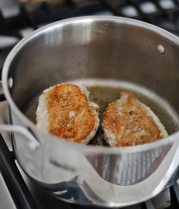 Chicken Macaroni and Cheese Soup Cooking Chicken