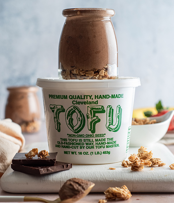 Chocolate Tofu Mousse with Cleveland Tofu