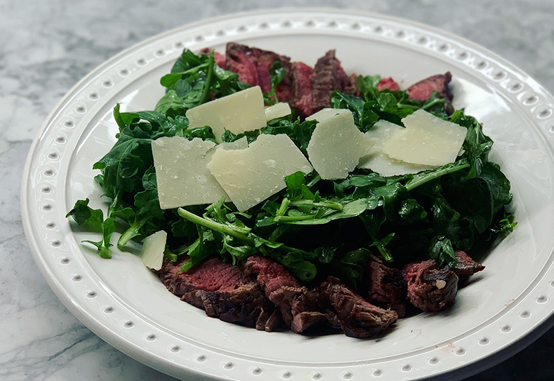 Homemade Coco Pazzo Steak & Salad