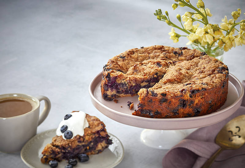 Cheddar Blueberry Buckle