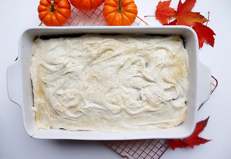 Pumpkin Cake Bars