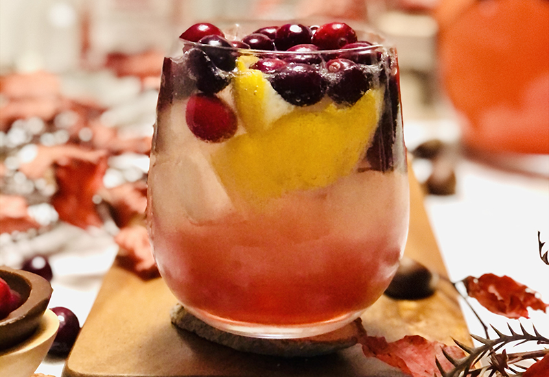 Cran-Cherry French 75