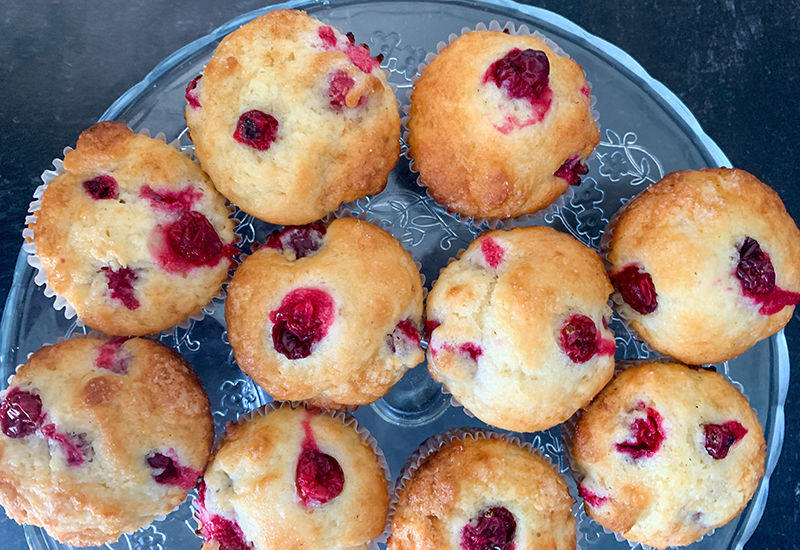 Cranberry Lemon Muffins