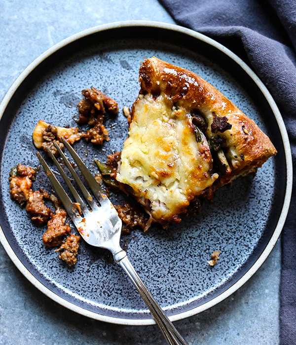 Deep Dish Skillet Pizza