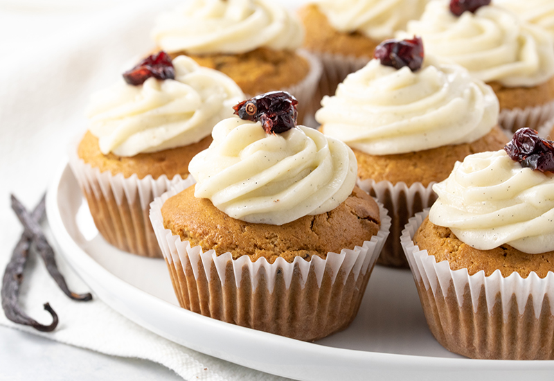 Bourbon Yam Cupcakes