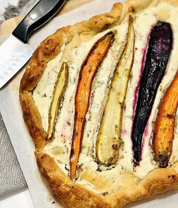 Savory Roasted Carrot Tart