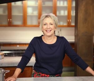 Carla Snyder in her kitchen