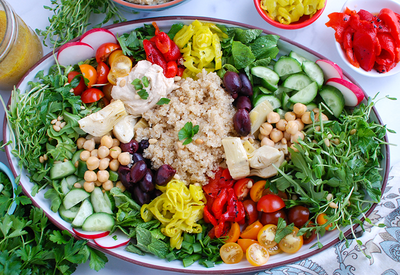 Loaded Greek Quinoa Salad