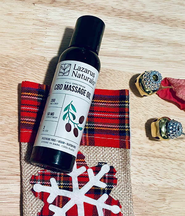 Wellness Stocking Stuffers CBD Massage Oil