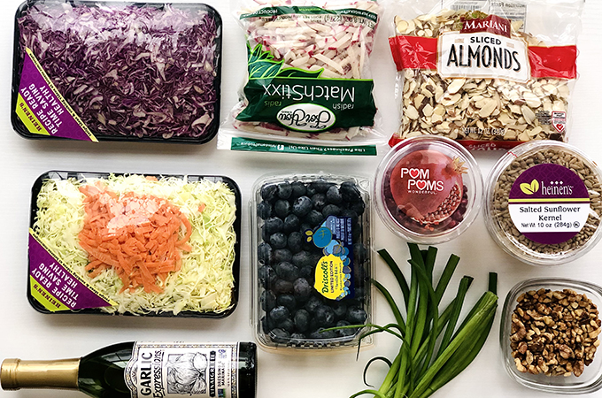 Winter Berry Slaw Ingredients