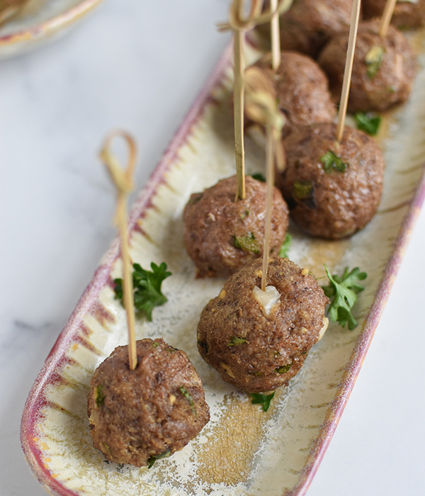 Mediterranean Lamb Meatball Appetizer