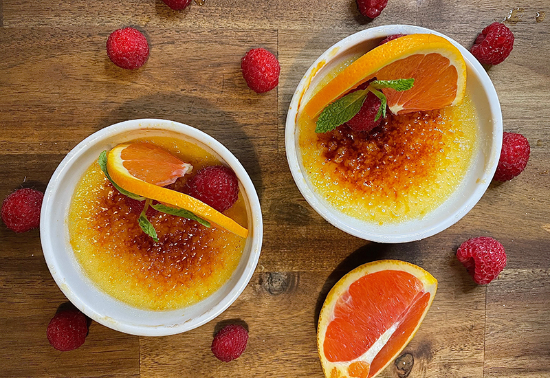 Orange Crème Brûlée