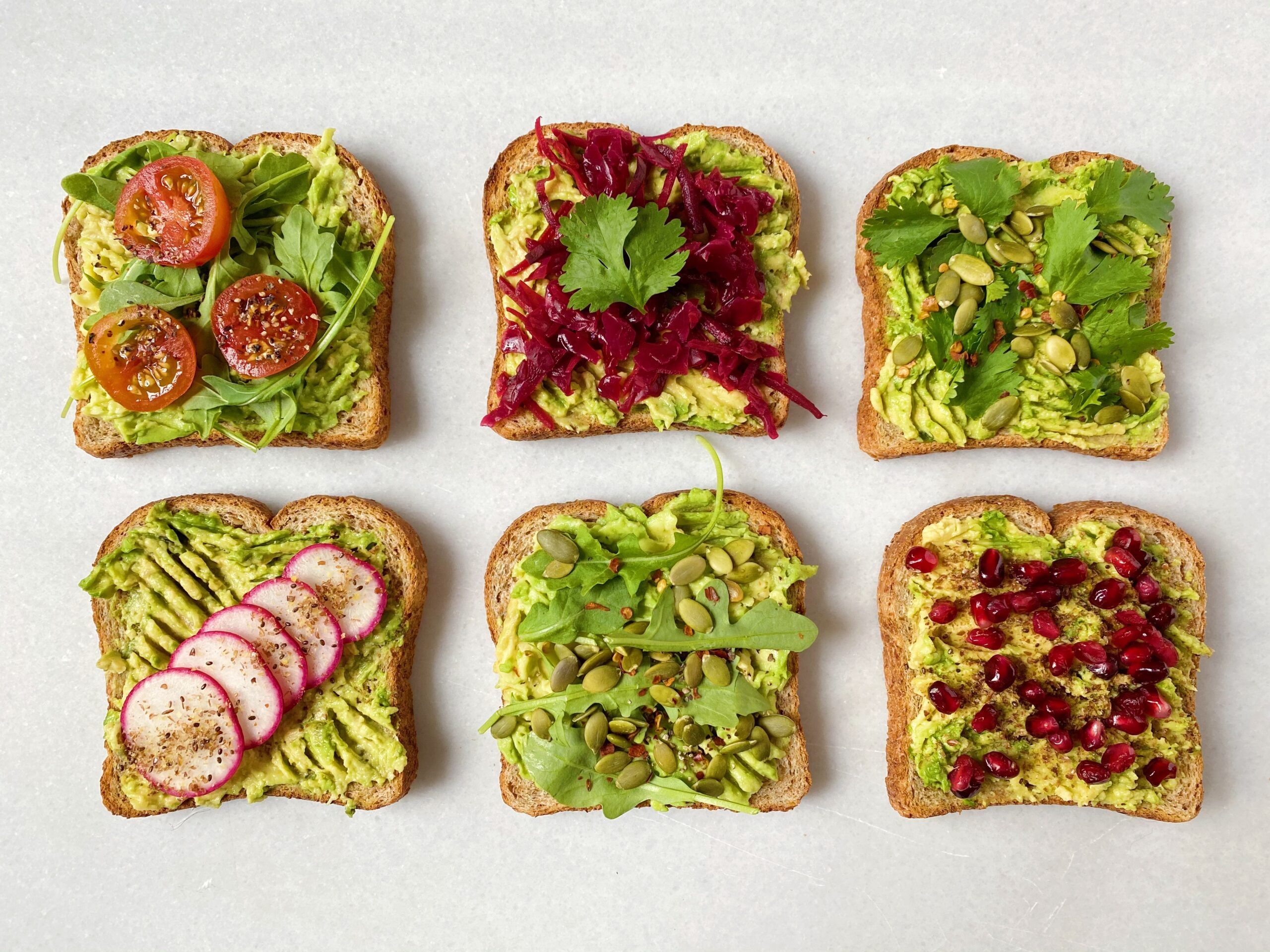Sprouted Avocado Toast with Superfood Toppings