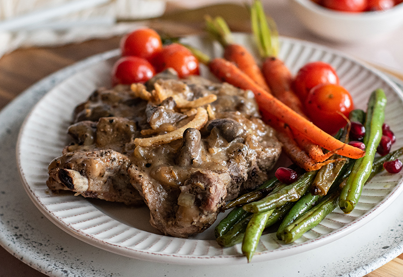 Cajun-Style Smothered Pork Chops