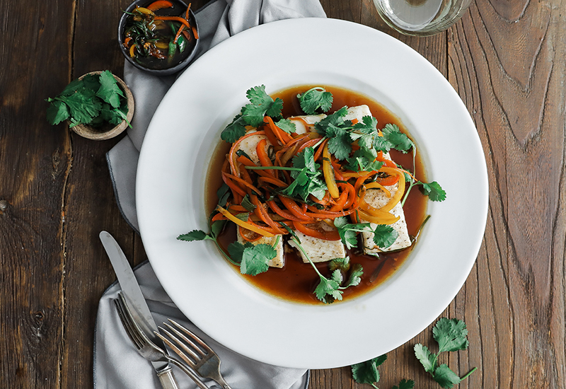 Cantonese Steamed Halibut