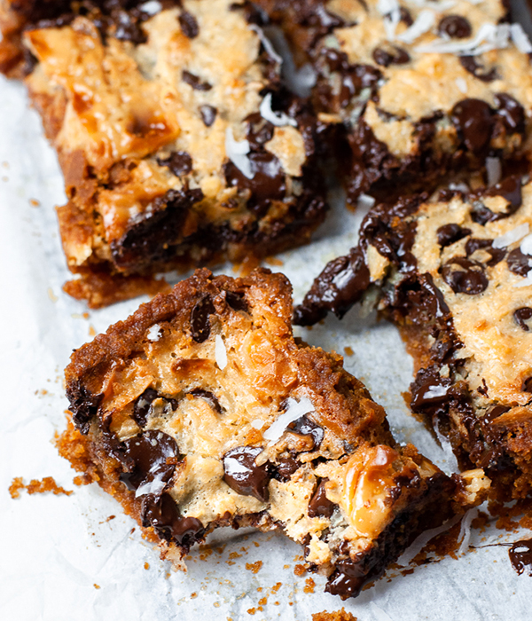 Dark Chocolate Coconut Bars