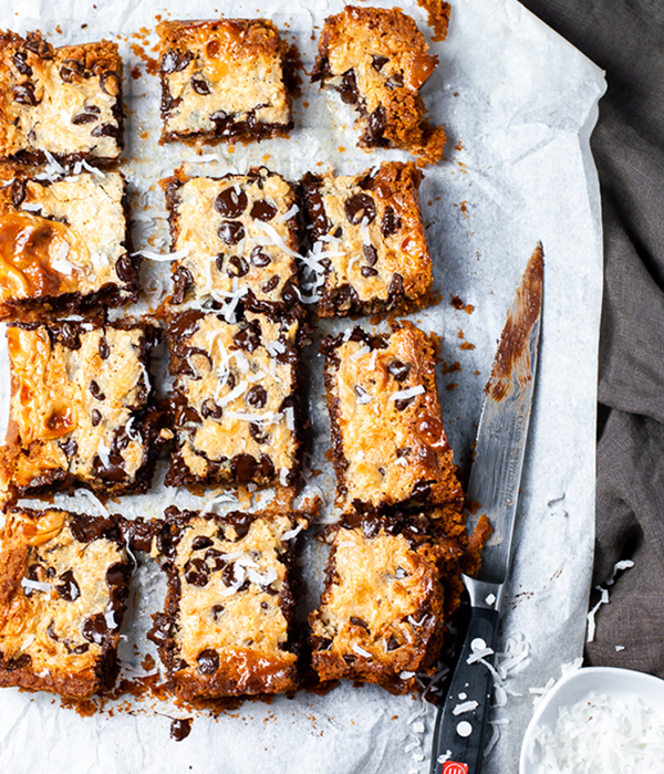 Dark Chocolate Coconut Bars