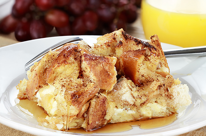 Bourbon Cream French Toast Bake