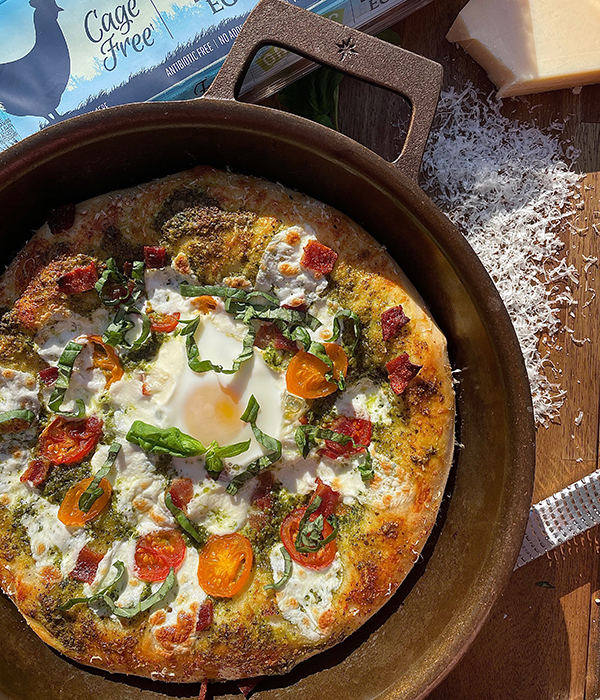 Spring Brunch Pizza