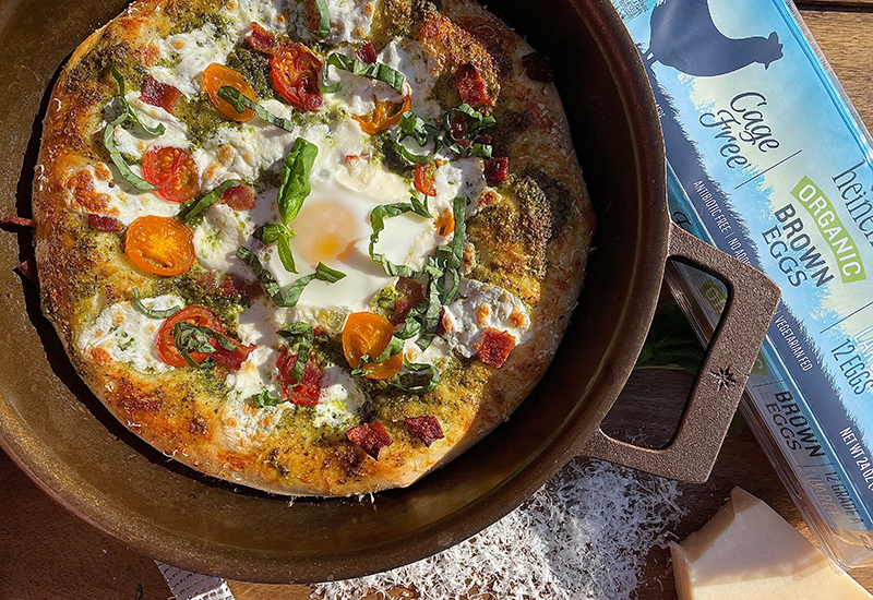 Spring Brunch Pizza