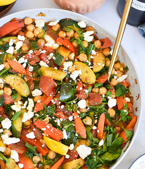 Mediterranean Chickpea Skillet