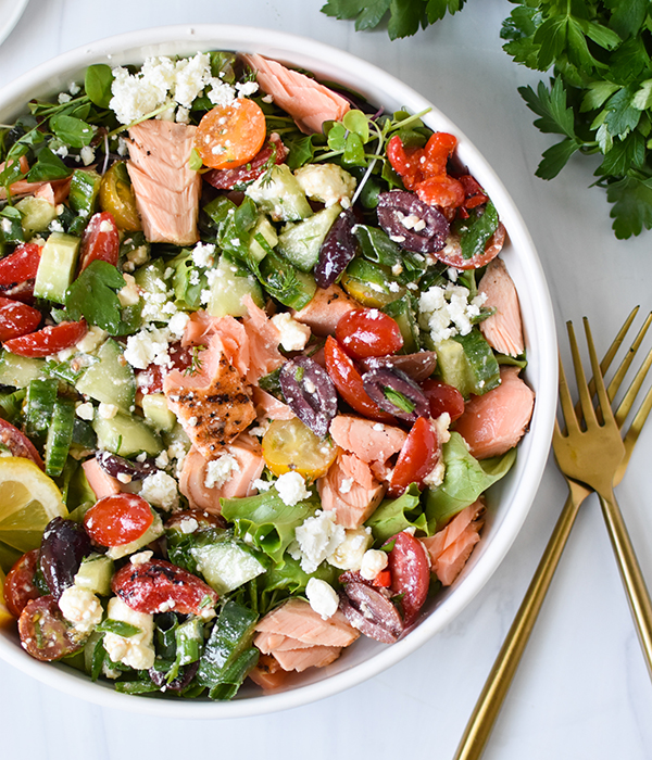 Mediterranean Salmon Bowl