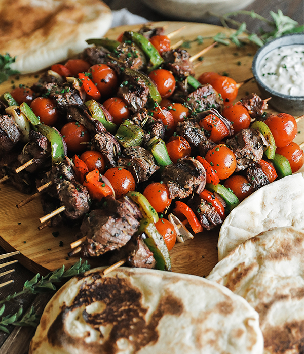 Beef Souvlaki Kebabs