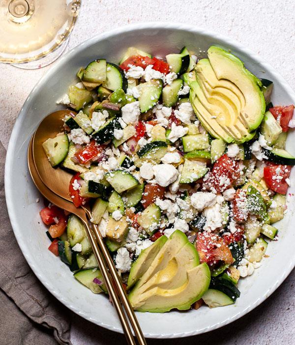 Summer Greek Cucumber Salad