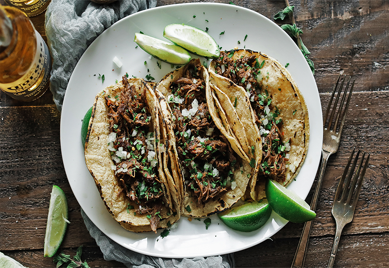 Instant Pot Barbacoa Beef Tacos