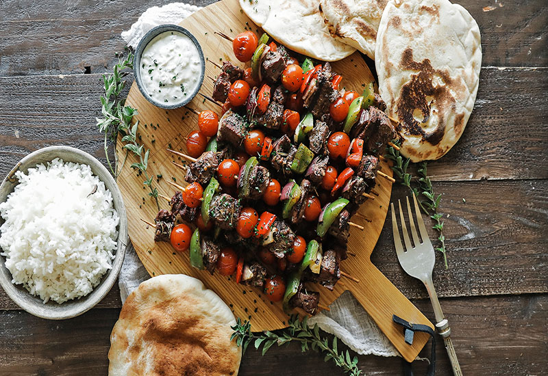 Beef Souvlaki Kebabs