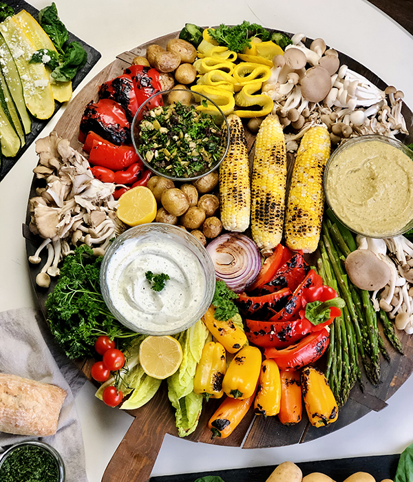 Grilled Vegetable Grazing Board