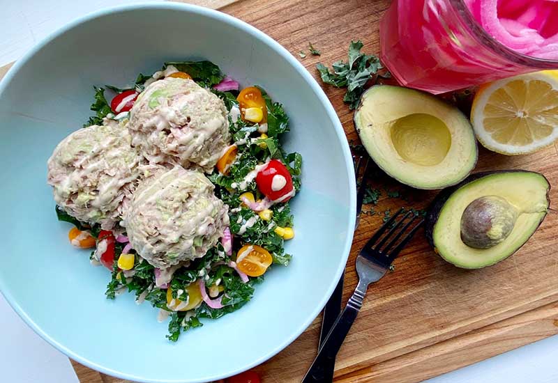 Tuna Kale Salad