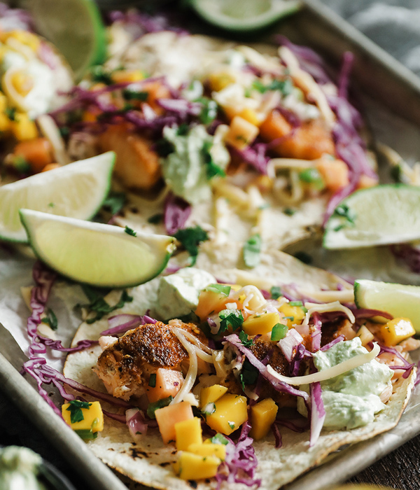 Grilled Salmon Tacos