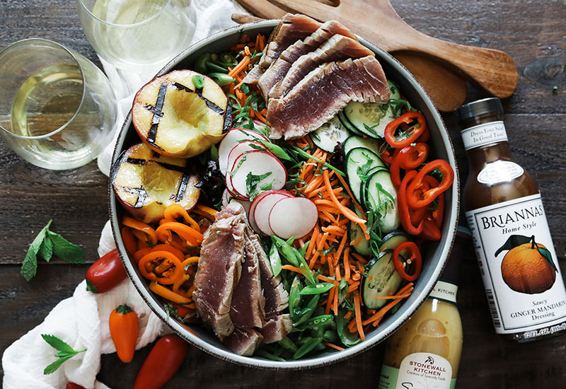 Asian Grilled Tuna Salad