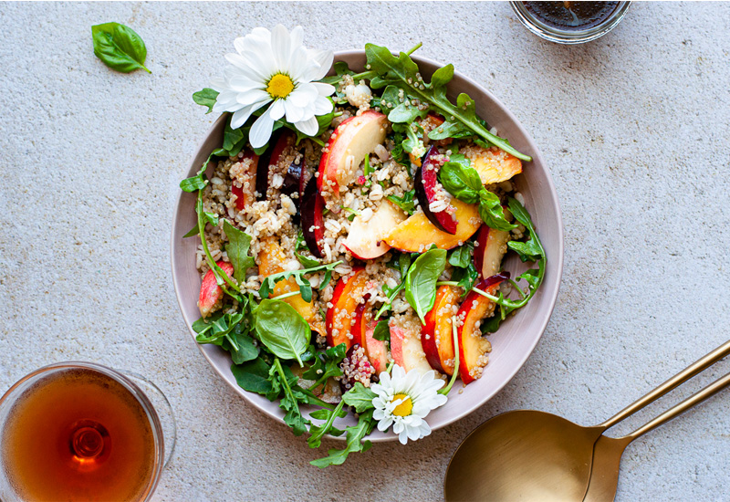 Stone Fruit Grain Salad