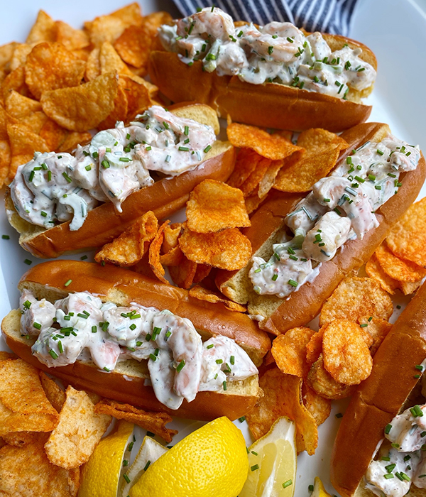 Grilled Shrimp Rolls